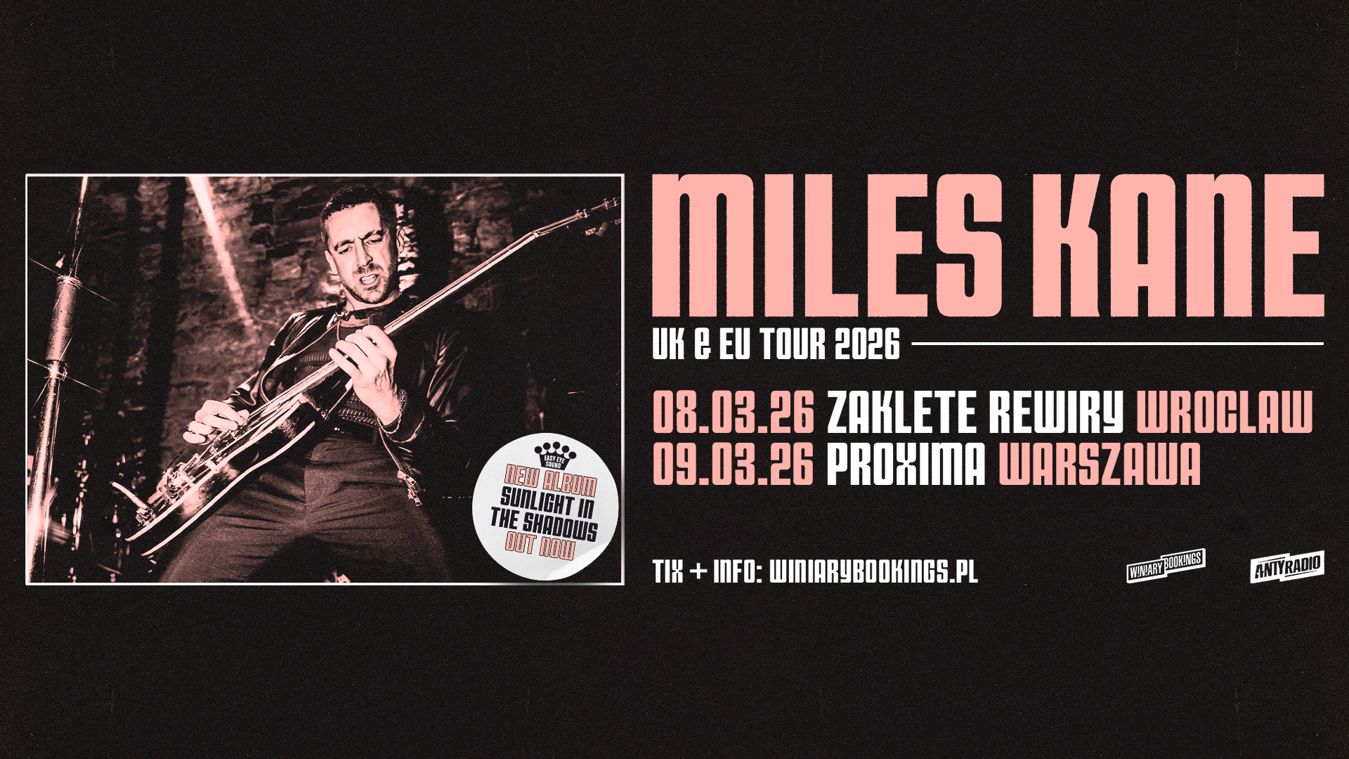 Miles Kane na dwóch koncertach w Polsce!