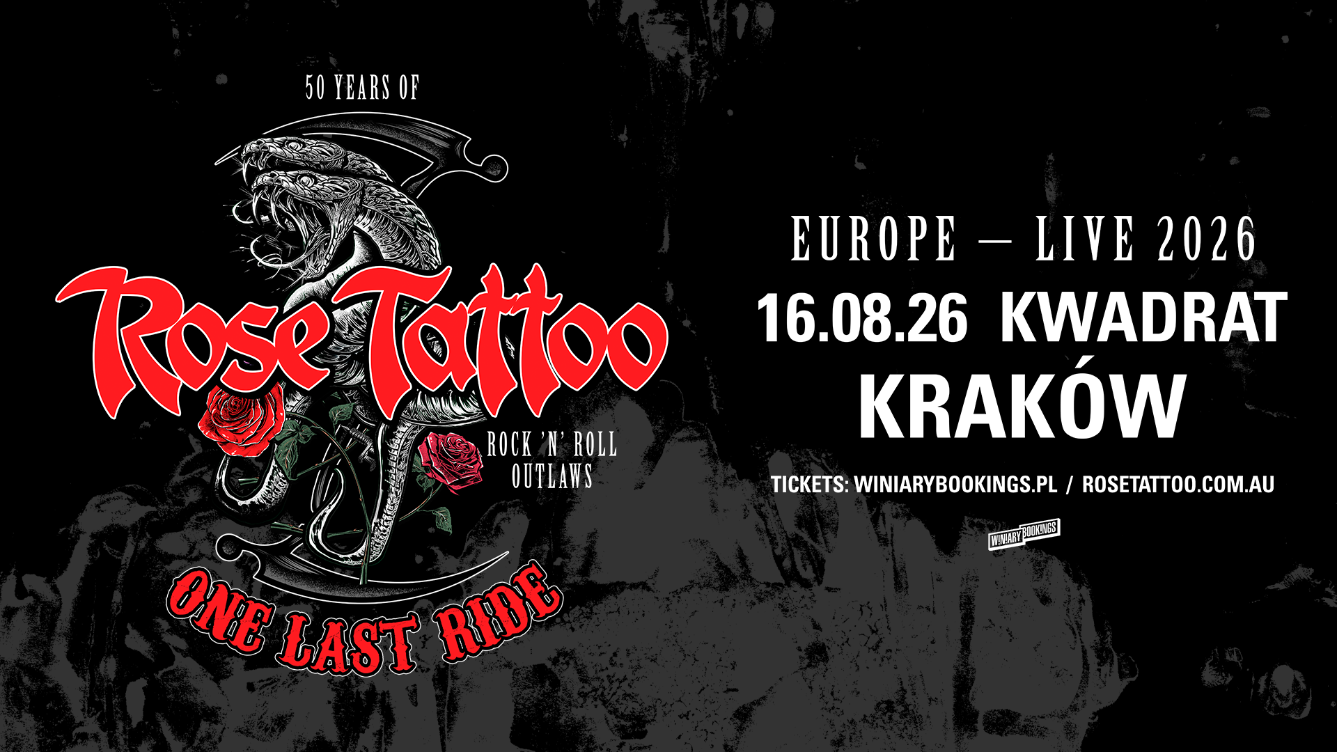 Rose Tattoo na koncercie w Polsce!