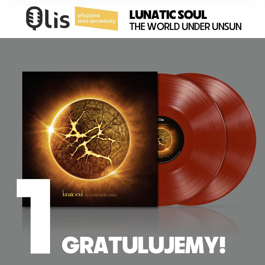 Nowy album Lunatic Soul na topie najlepiej sprzedających się płyt w Polsce!