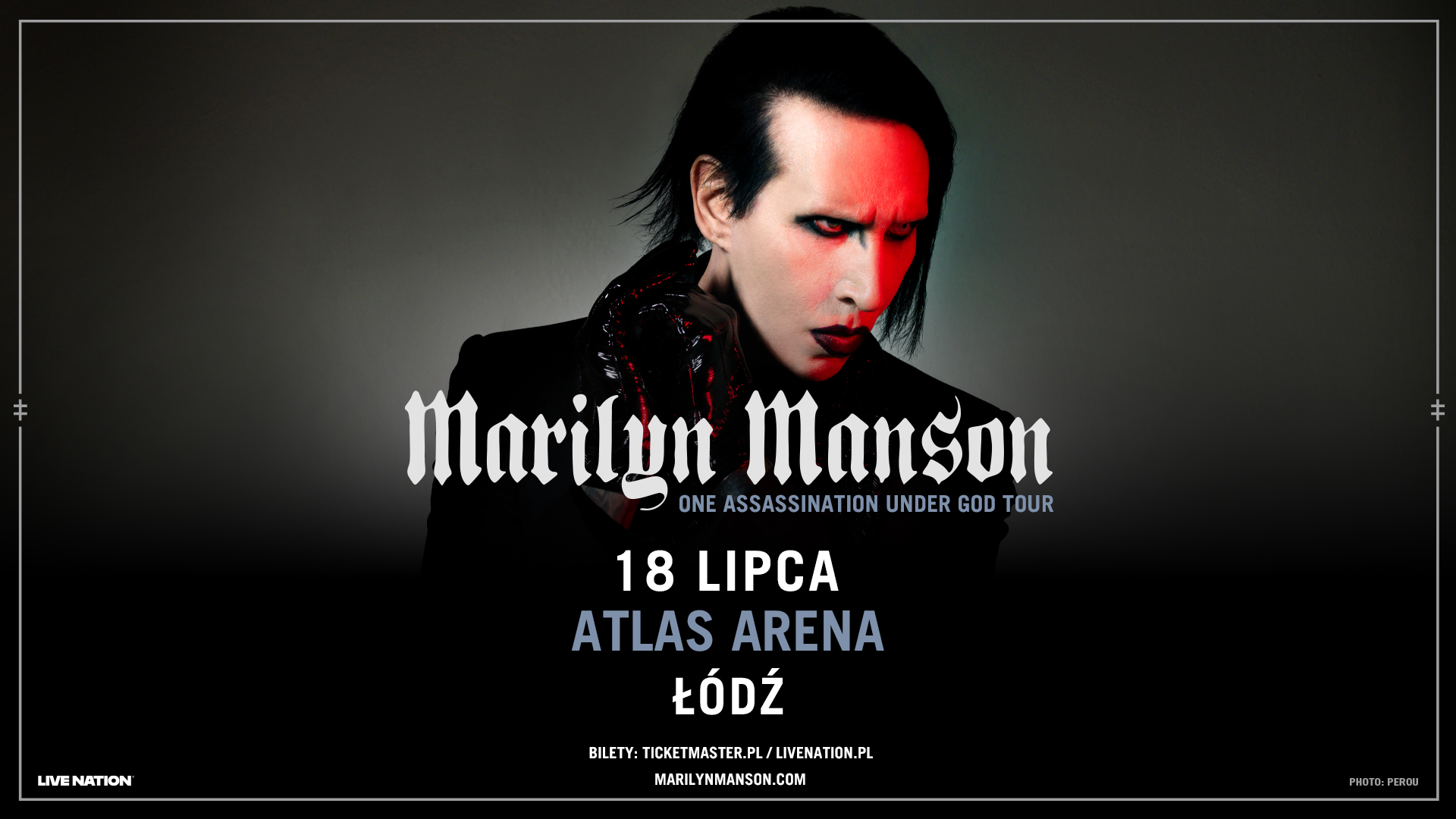Marilyn Manson wraca do Polski! Koncert w Łodzi 18 lipca 2026