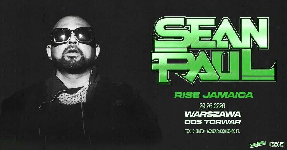 Sean Paul, zagra koncert w Warszawie.