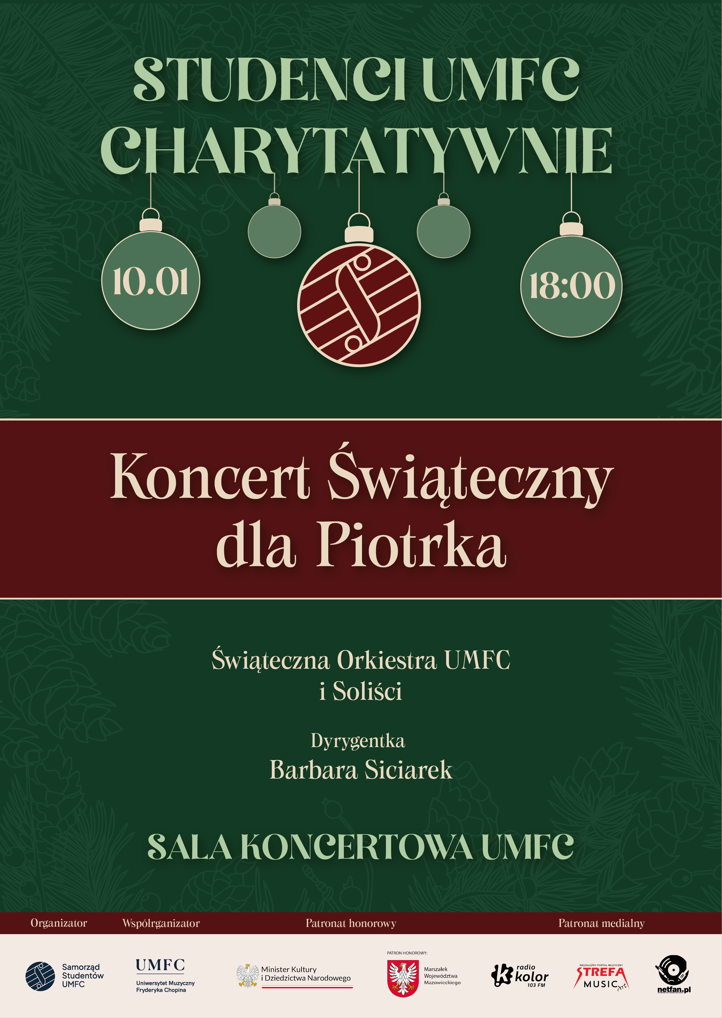 Studenci UMFC Charytatywnie – wyjątkowy Koncert Świąteczny w Warszawie
