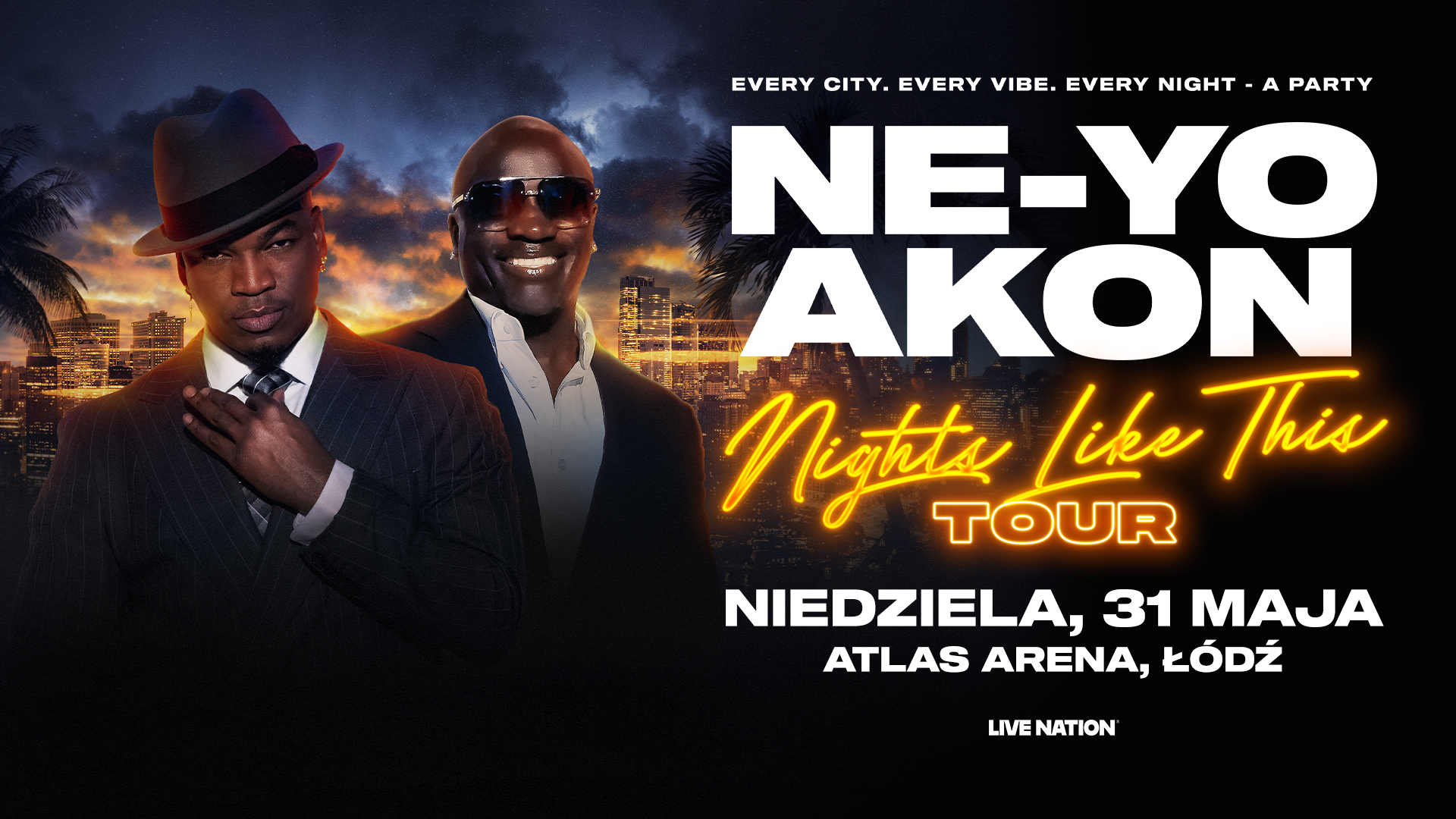 NE-YO & AKON w Łodzi w ramach Nights Like This Tour 2026