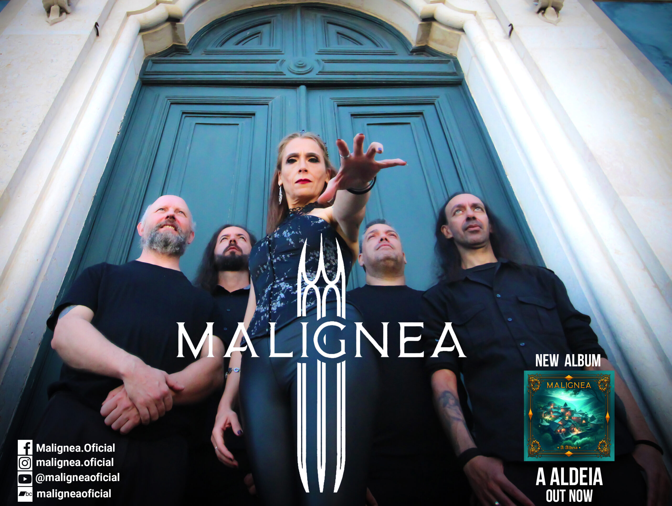 Portugalski zespół metalowy MALIGNEA prezentuje album „A ALDEIA”