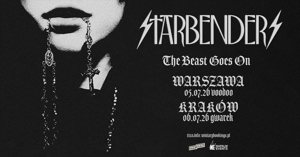 Alt/glam rockowy STARBENDERS na 2 koncertach w Polsce!