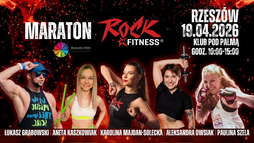 Maraton Rock’n’Fitness® rozgrzeje Rzeszów! 🔥
