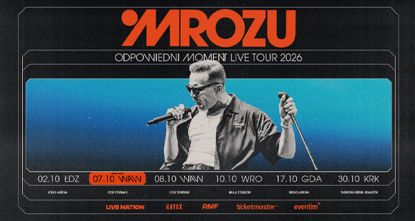 Mrozu z drugim koncertem w Warszawie!