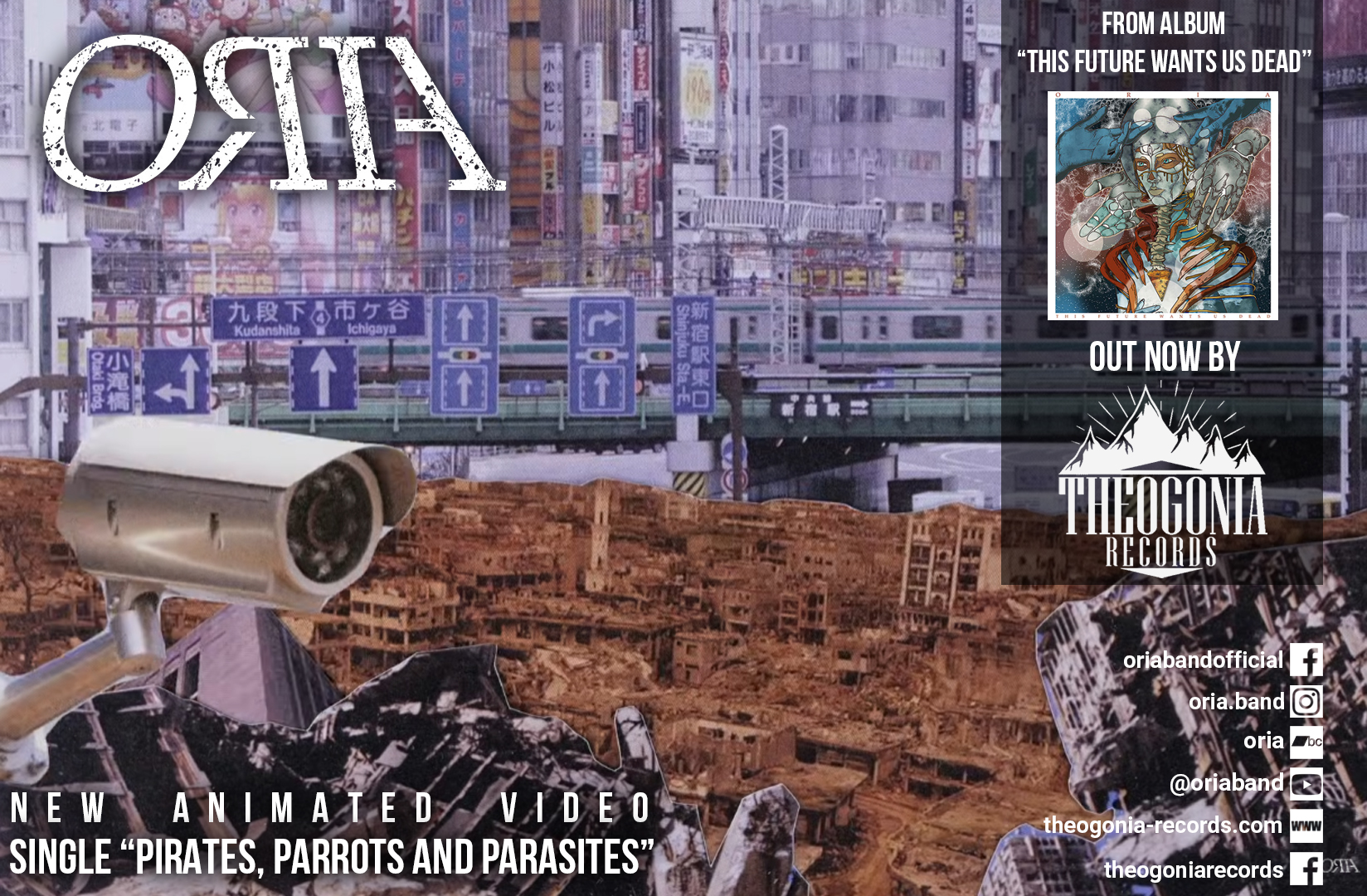 ΤΗΕΟGONIA RECORDS prezentuje animowany teledysk ORIA „Piraci, papugi i pasożyty”