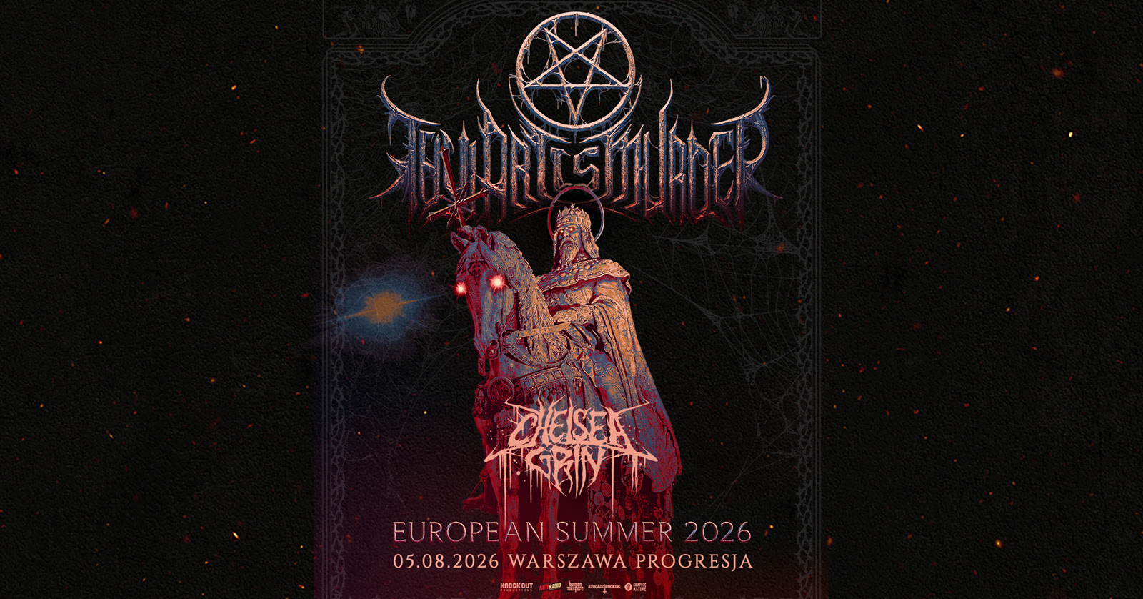 Thy Art Is Murder zmielą Warszawę bez opamiętania!