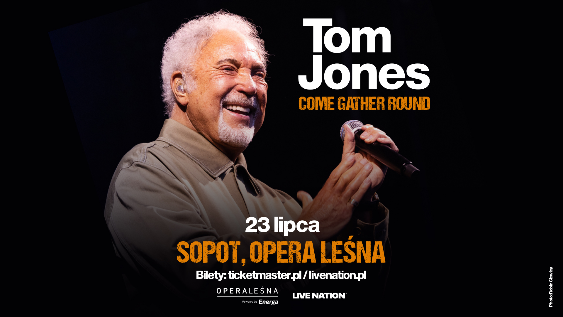 TOM JONES w lipcu wystąpi w Polsce w ramach trasy Come Gather Round Tour 2026!