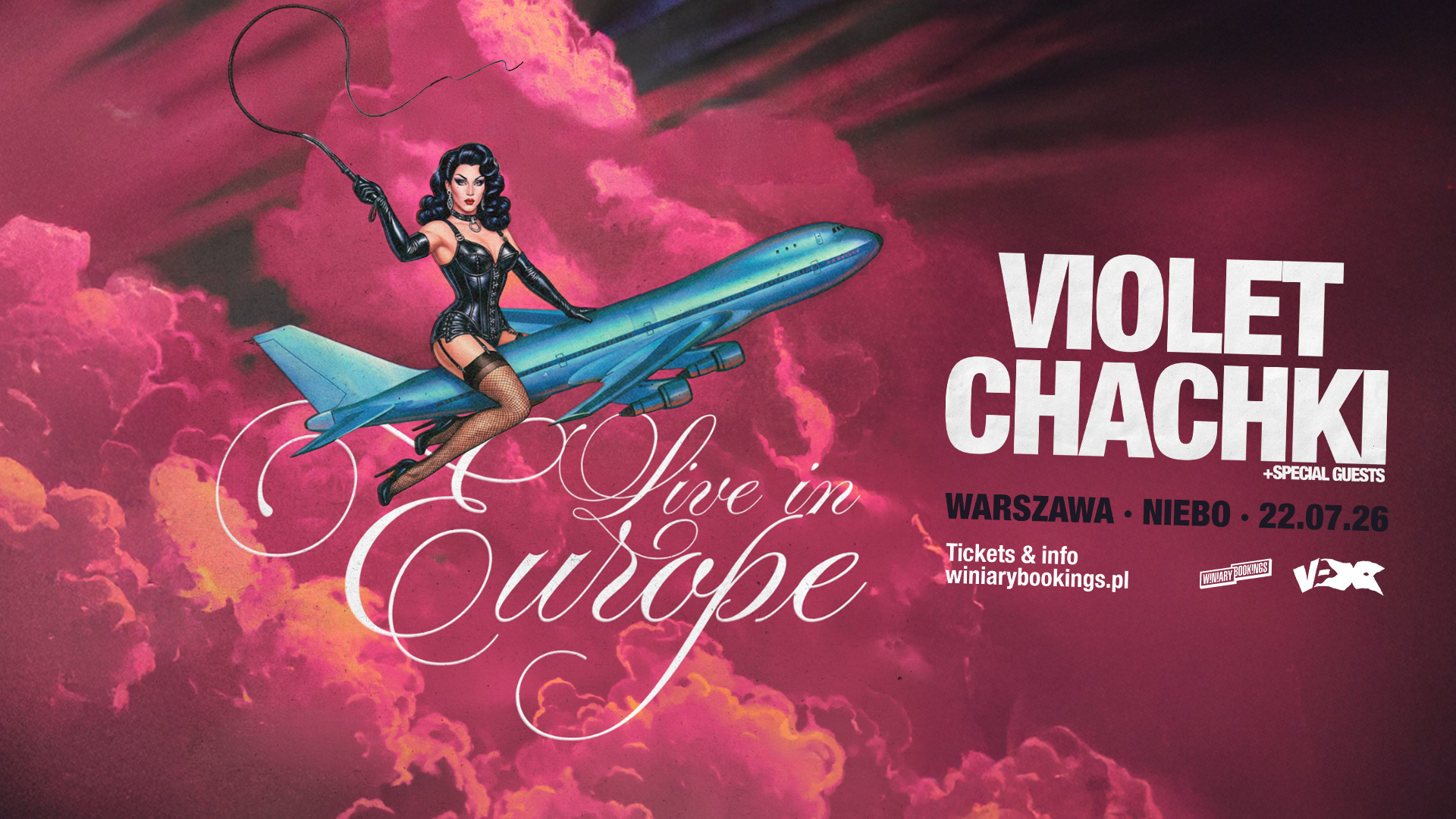 Violet Chachki – zmiana terminu występu!