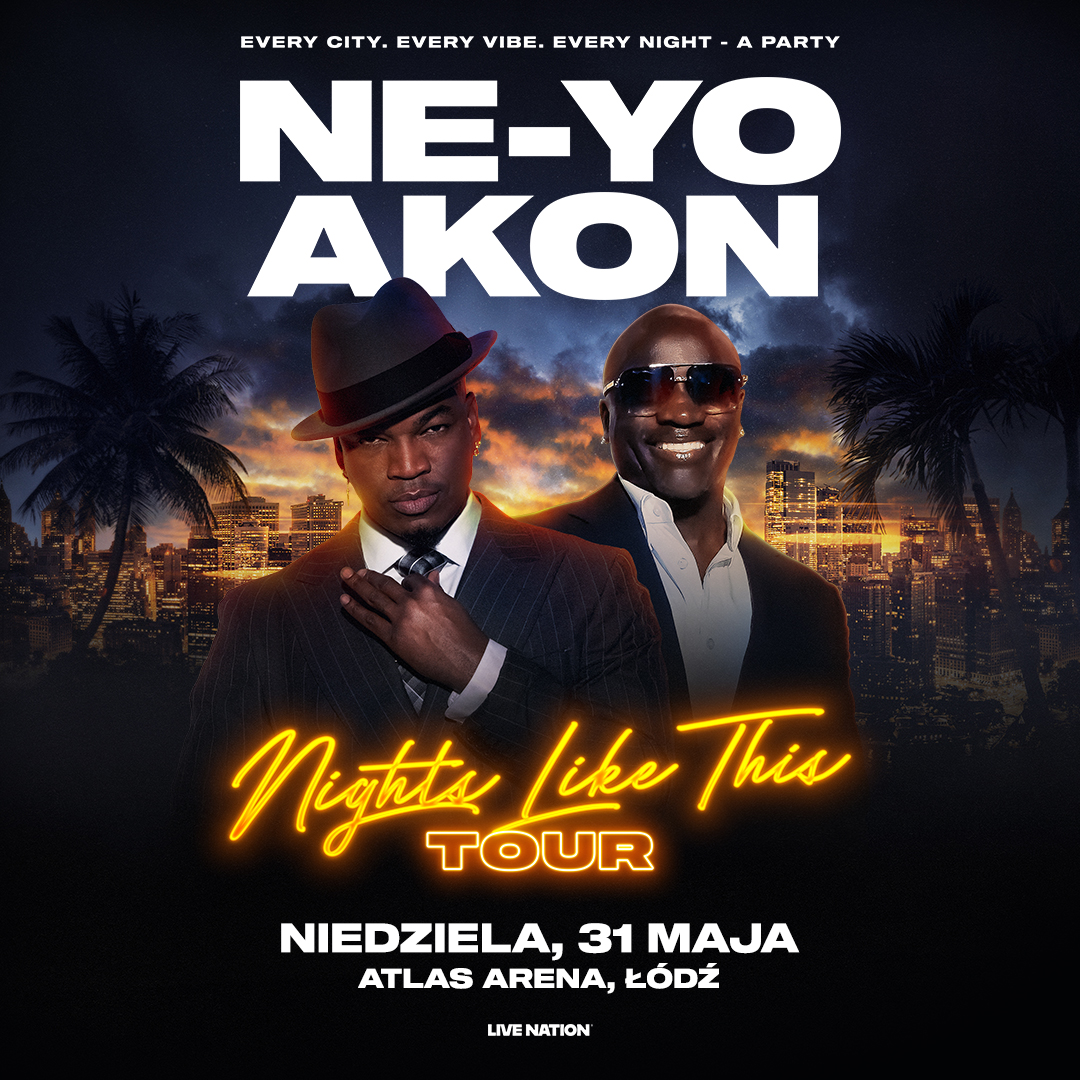 NE-YO i Akon na wspólnym koncercie w Łodzi już na koniec maja. Właśnie można złapać tańsze bilety na koncert