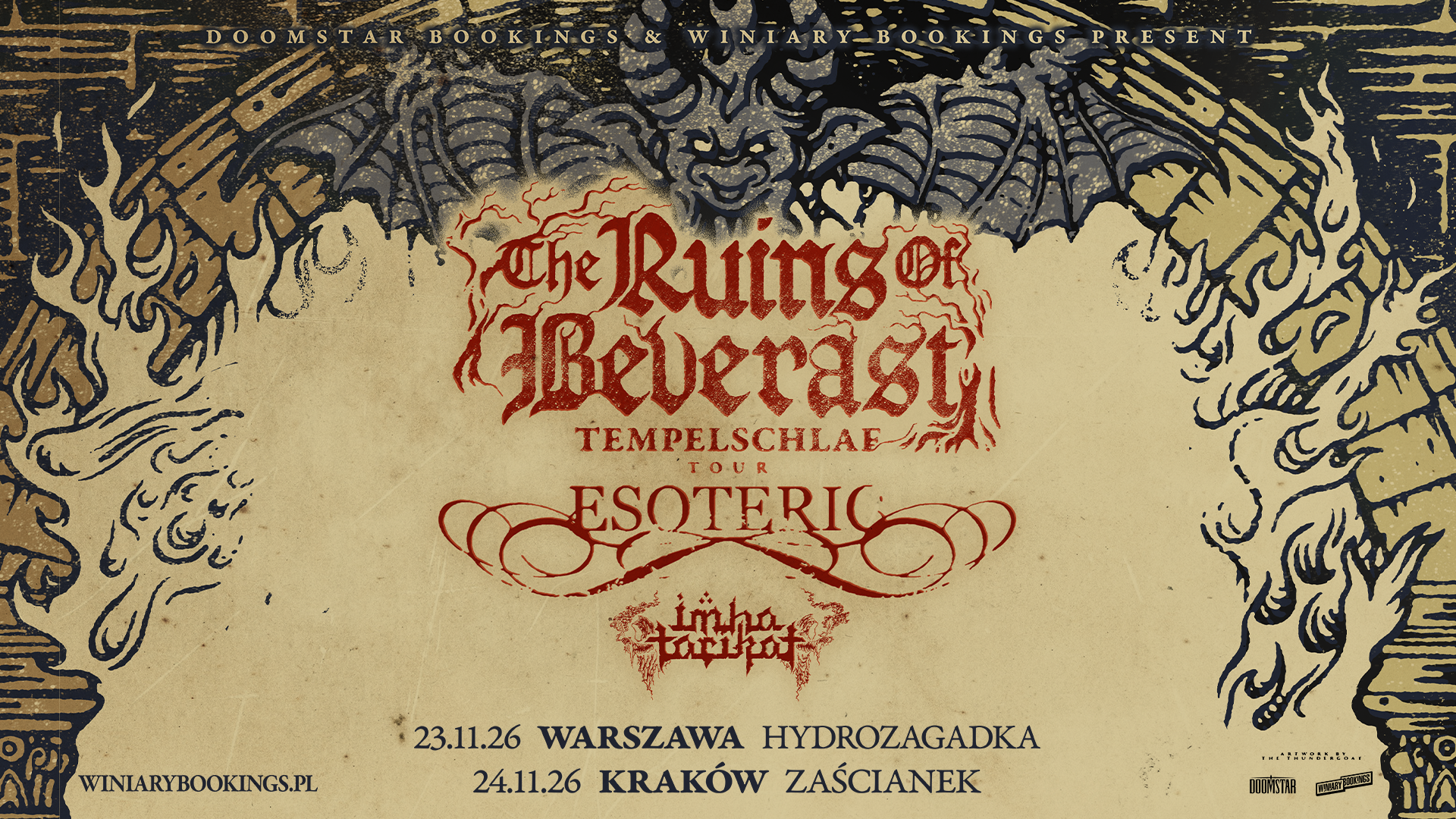 THE RUINS OF BEVERAST na dwóch koncertach w Polsce! O