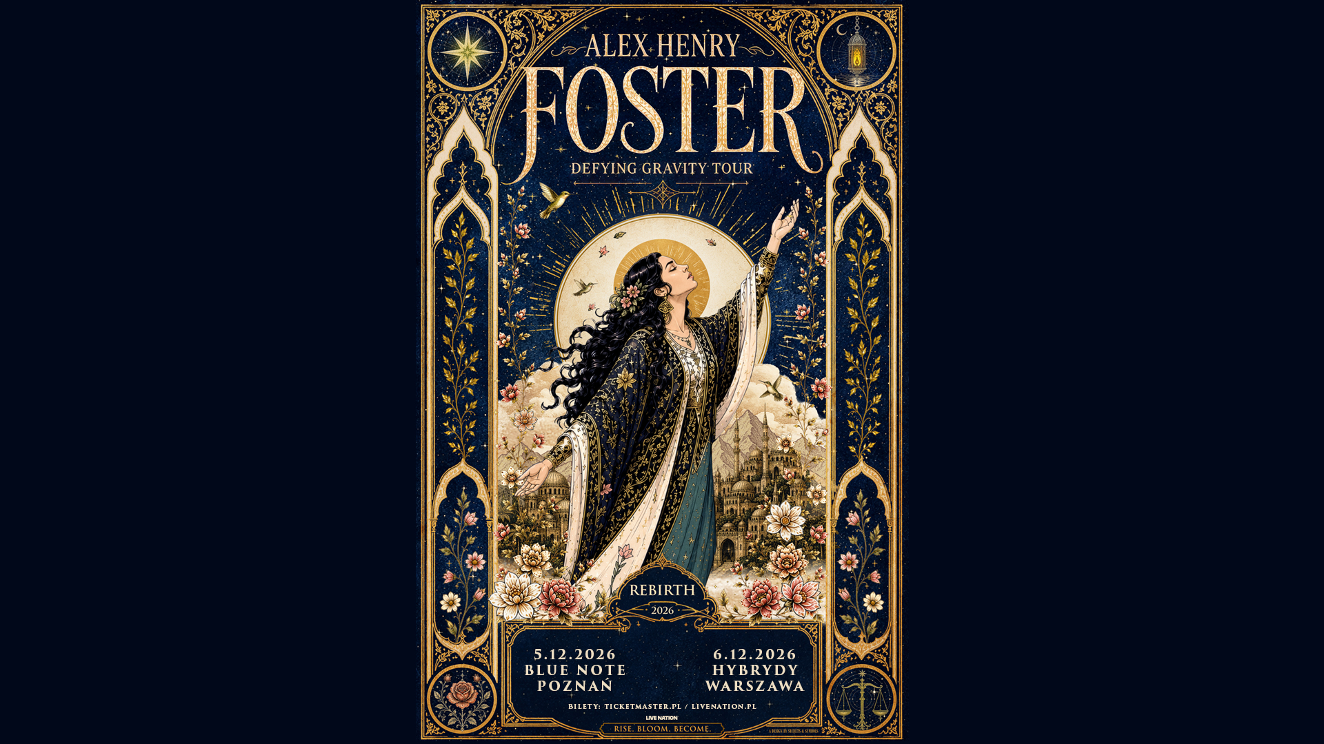 Alex Henry Foster na koncertach w Polsce z Defying Gravity Tour