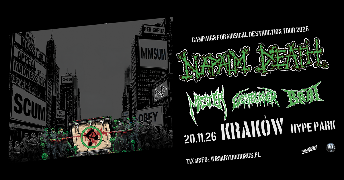 Napalm Death na koncercie w Polsce!