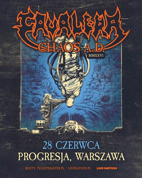 Bracia Cavalera powracają do Polski, by zaprezentować na żywo „CHAOS A.D.”