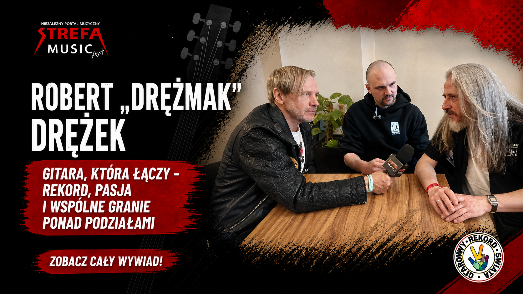 Robert „Drężmak” Drężek: Gitara, która łączy – rekord, pasja i wspólne granie ponad podziałami