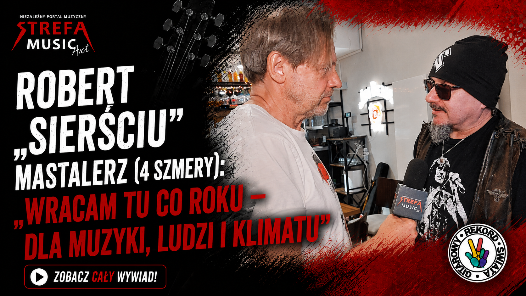 Robert „Sierściu” Mastalerz (4 Szmery): „Wracam tu co roku – dla muzyki, ludzi i klimatu”