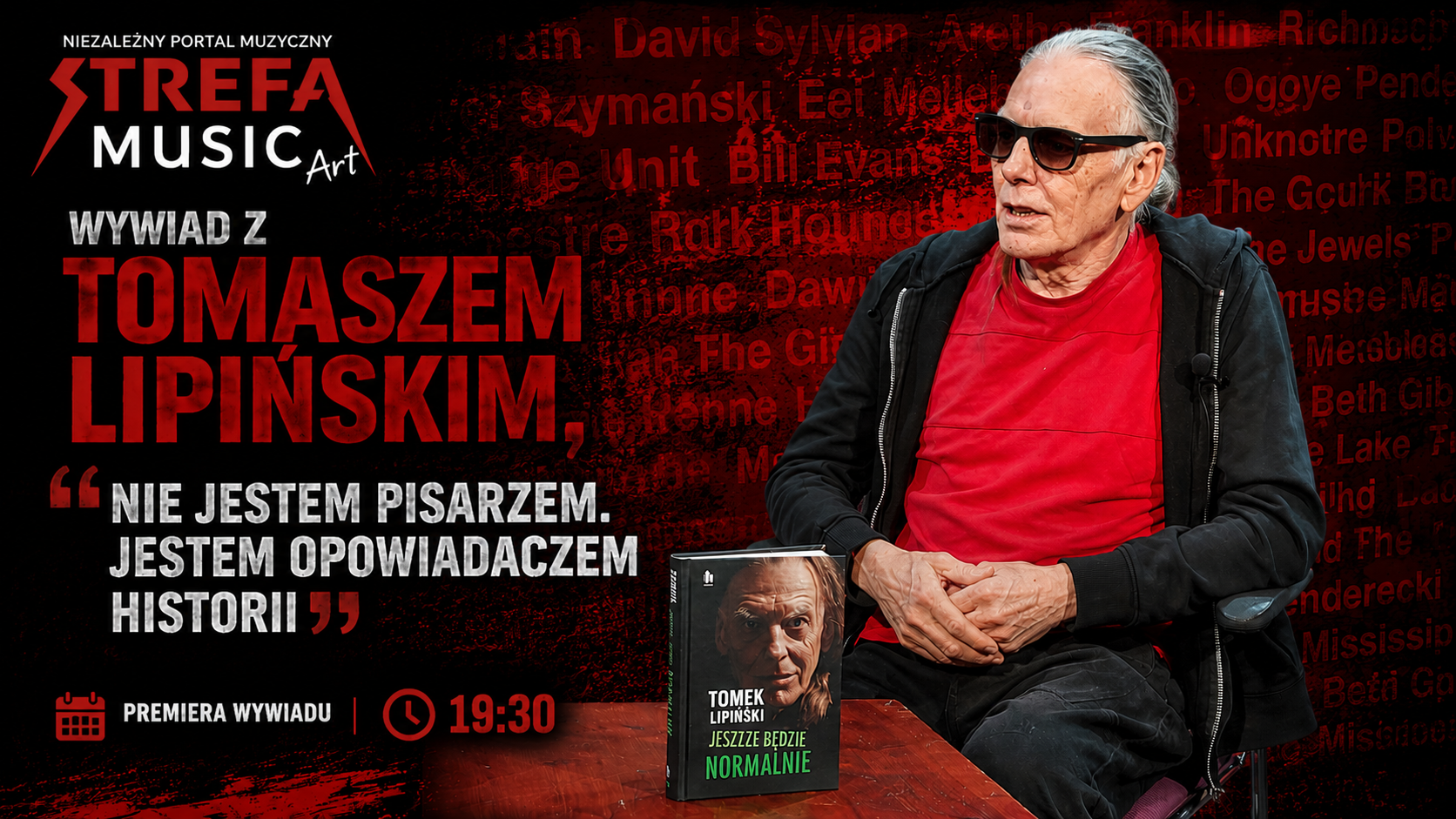 Tomasz Lipiński: Nie jestem pisarzem. Jestem opowiadaczem historii