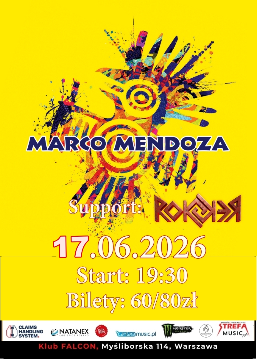Rockowa legenda w Klubie Falcon – Marco Mendoza Trio już 17 czerwca!