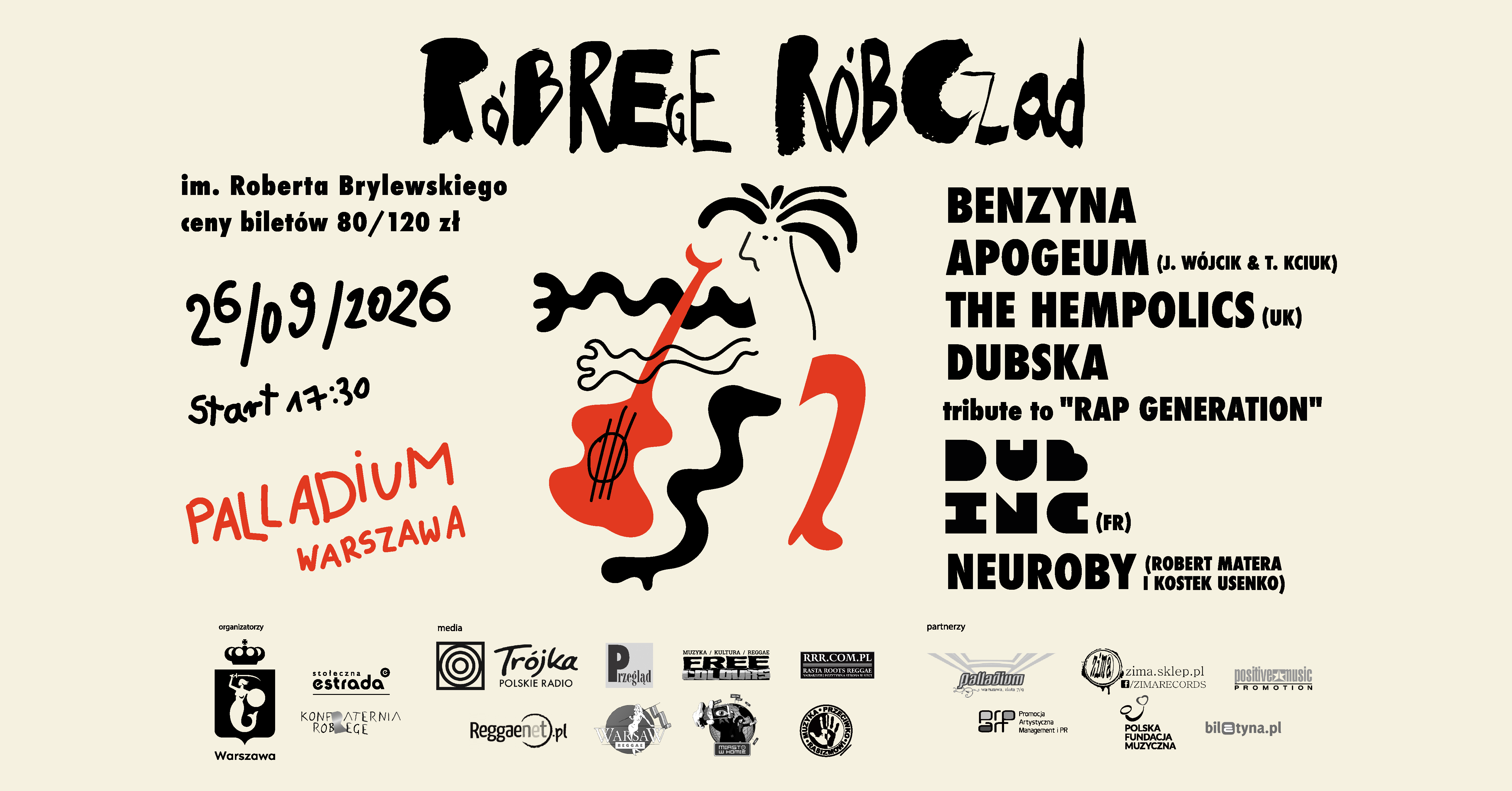 Grand Festival Róbrege Róbczad 2026 || Warszawa, Klub Palladium, 26 września