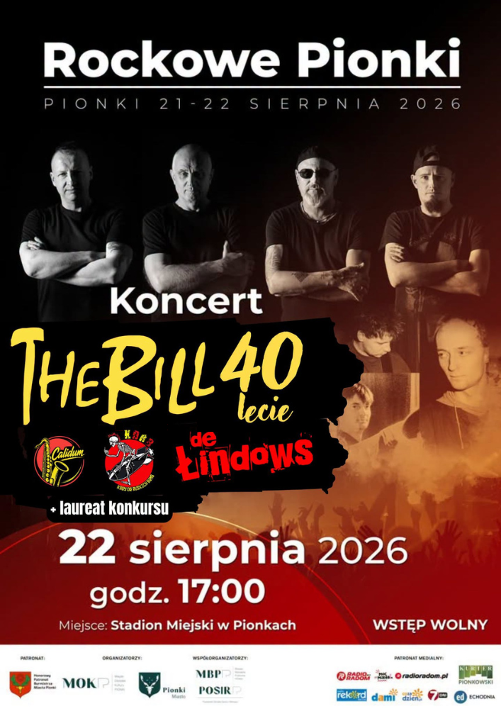 Zespół The Bill – 40 – lecie