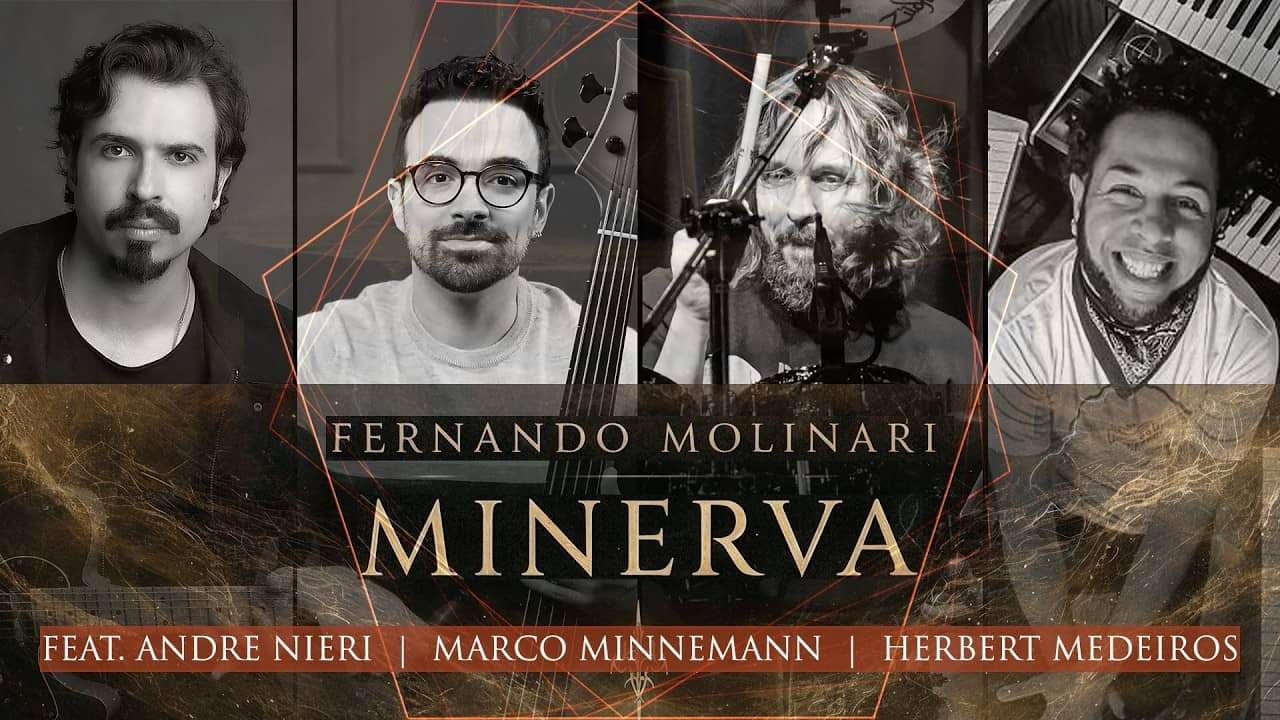 Innowator progresywny FERNANDO MOLINARI przedstawia nowy teledysk „Minerva” z udziałem Marco Minnemanna, Andre Nieriego i Herberta Medeirosa