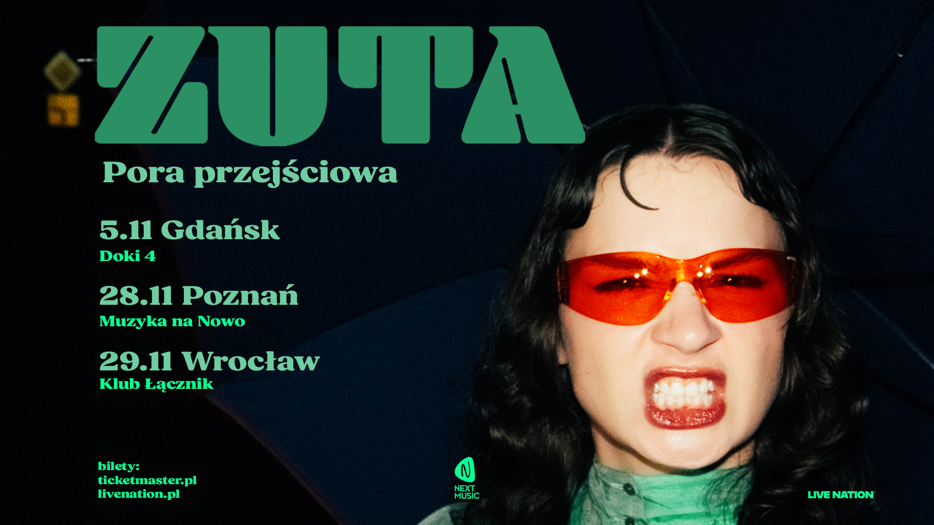 Zuta odwiedzi Gdańsk, Poznań i Wrocław w ramach Pory przejściowej