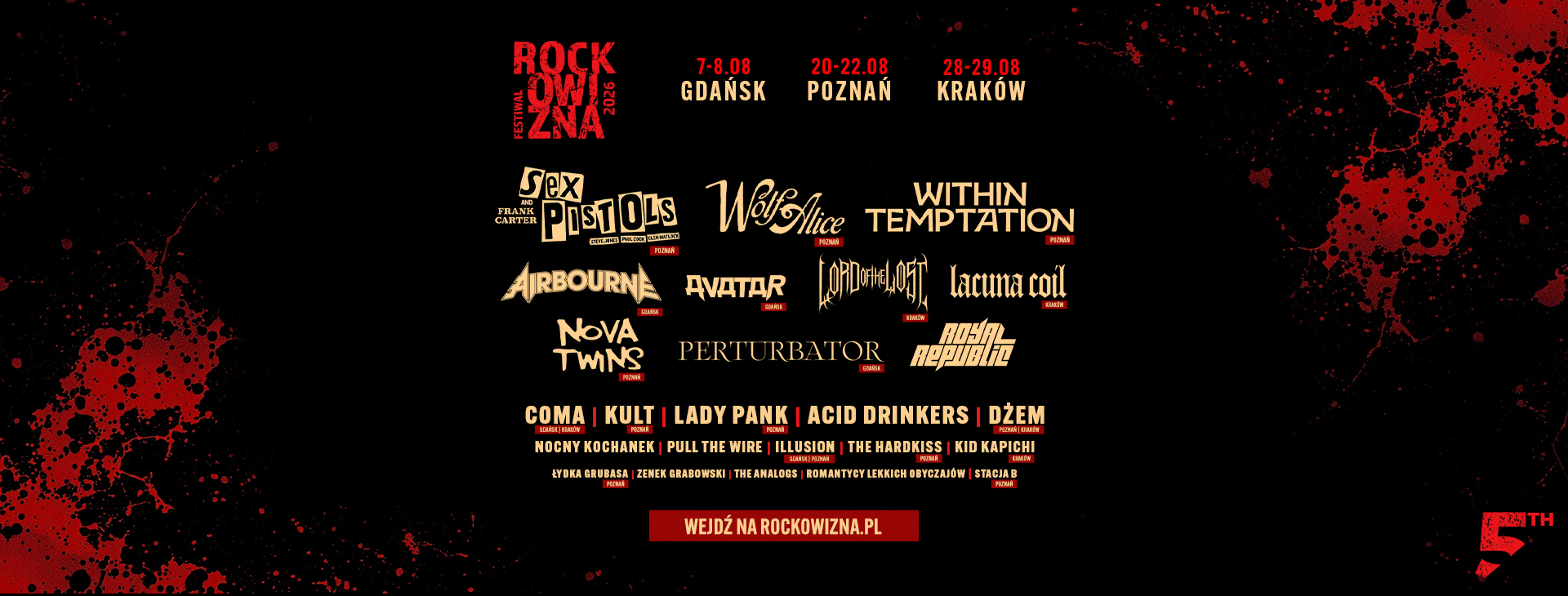 Dziś rusza 5. edycja Rockowizny! Pierwszy przystanek: Gdańsk