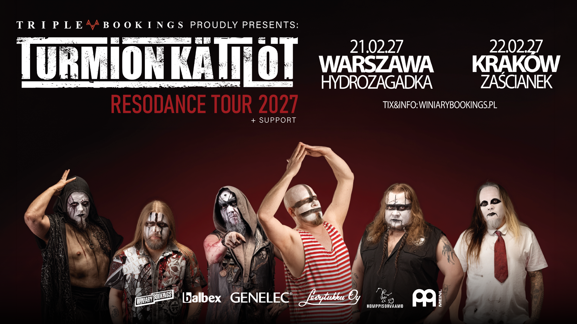 Turmion Kätilöt na dwóch koncertach w Polsce!