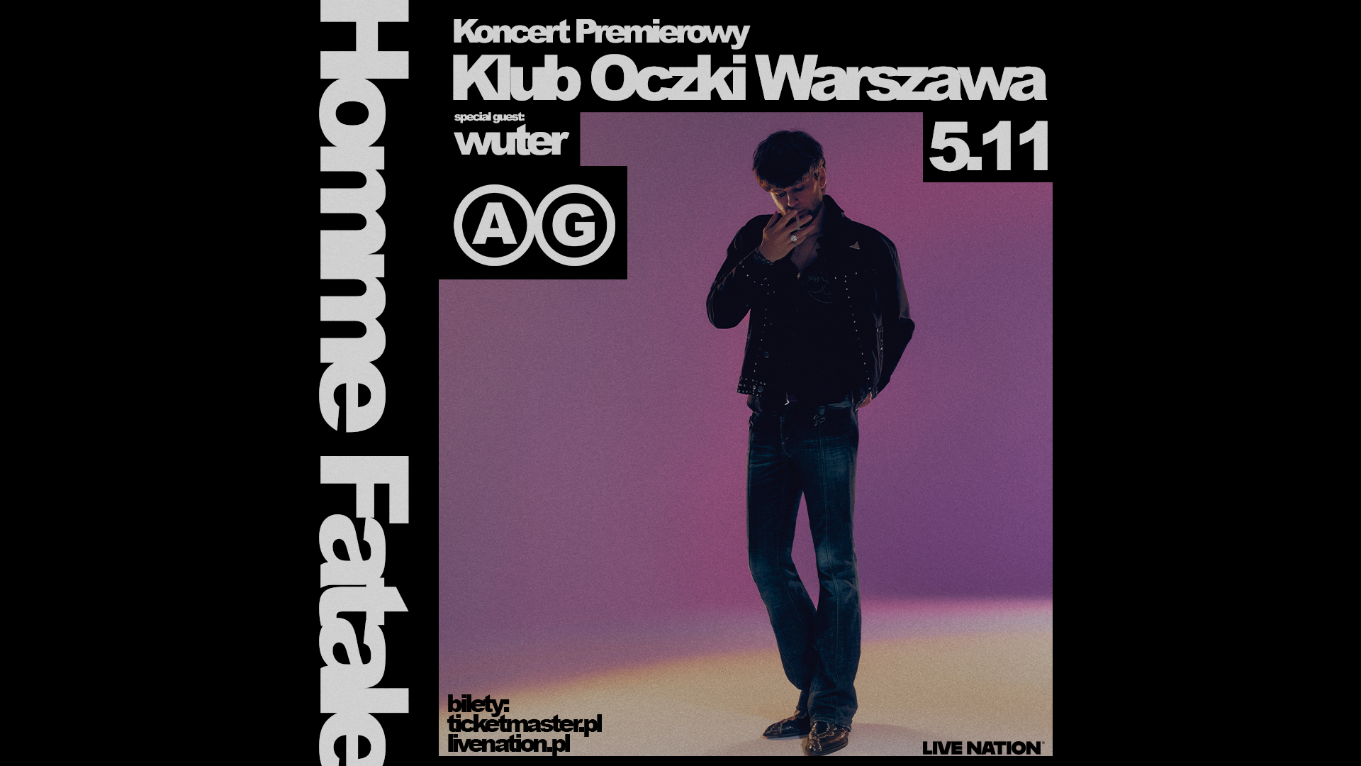 AG ogłasza koncert premierowy w Warszawie!