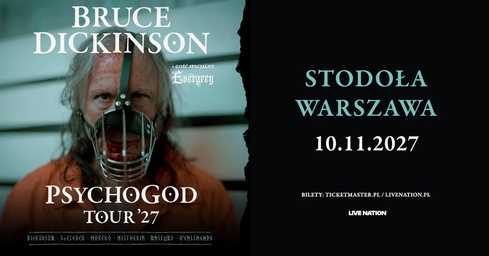 Bruce Dickinson zagra w Warszawie!