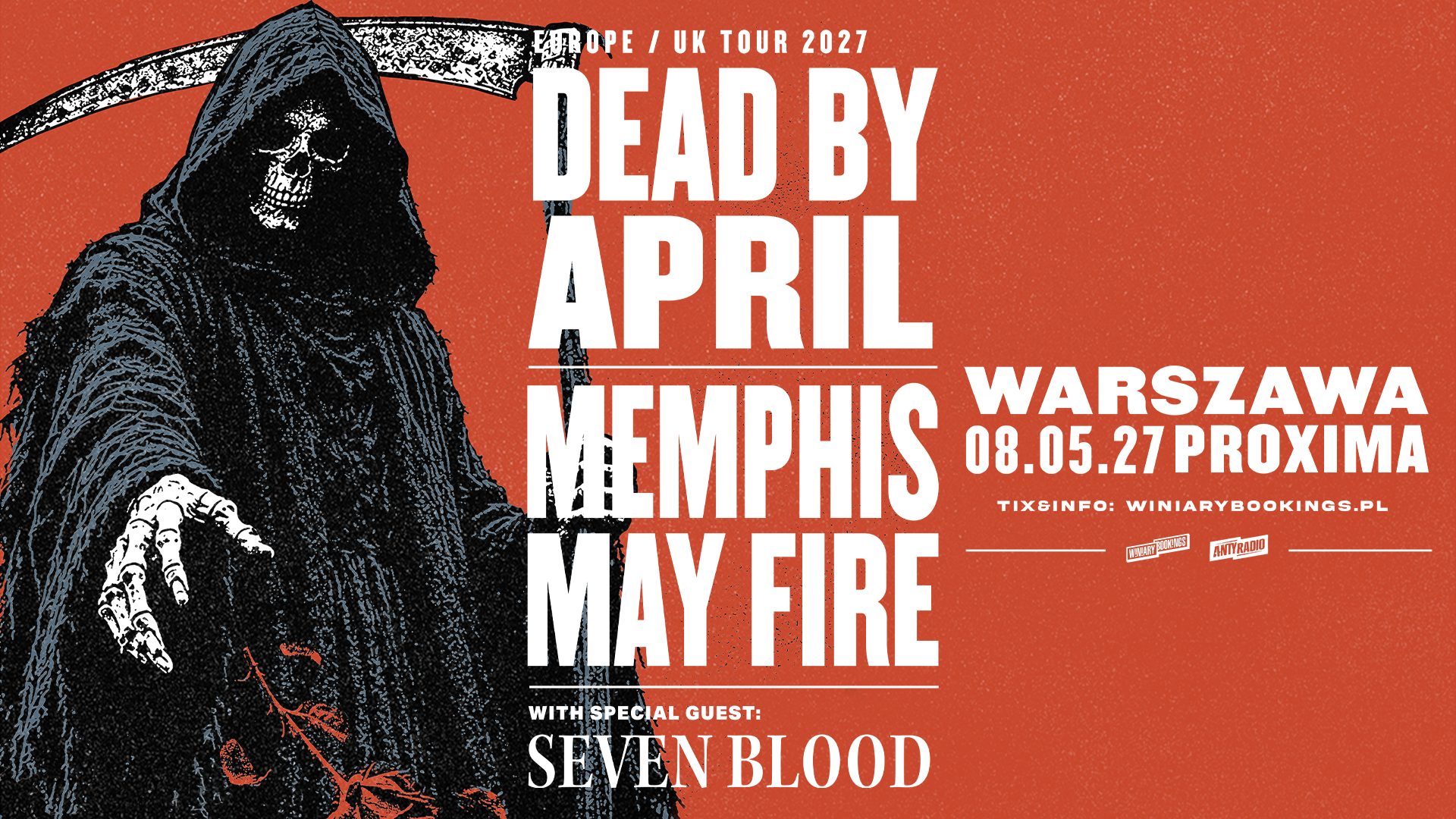 Dead By April i Memphis May Fire na koncercie w Polsce!