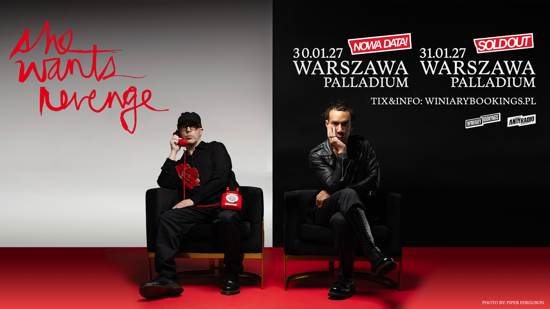 She Wants Revenge – dodatkowy koncert w Polsce!