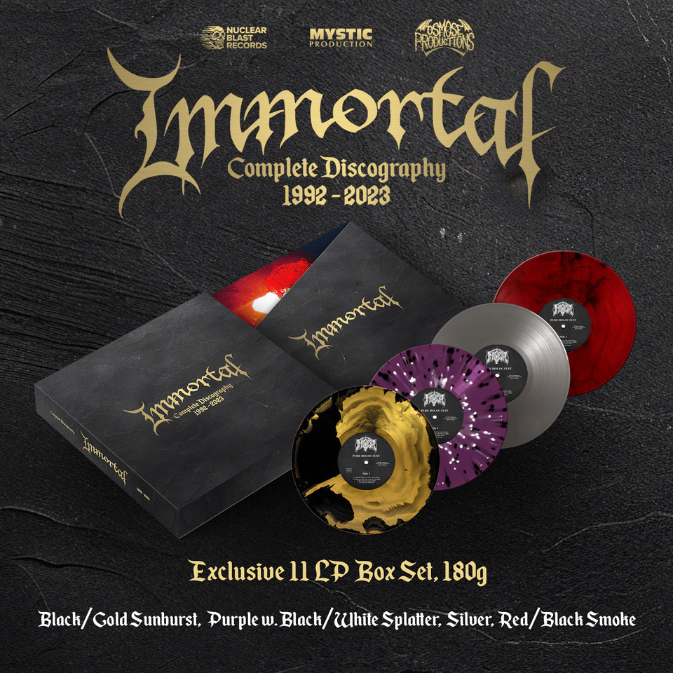 IMMORTAL — COMPLETE DISCOGRAPHY 1992–2023 BOX – START PRE-ORDERU!